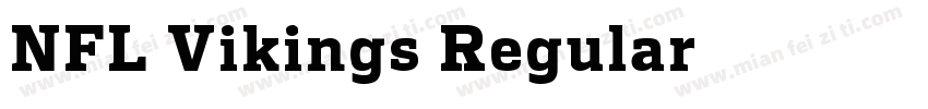 NFL Vikings Regular字体转换